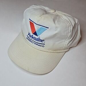 VTG Valvoline Classic Racing Hat White GALLES/KRACO Adjustable YoungAn‎ OSFM USA
